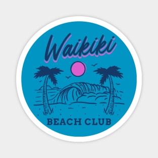 Waikiki Beach Club Magnet